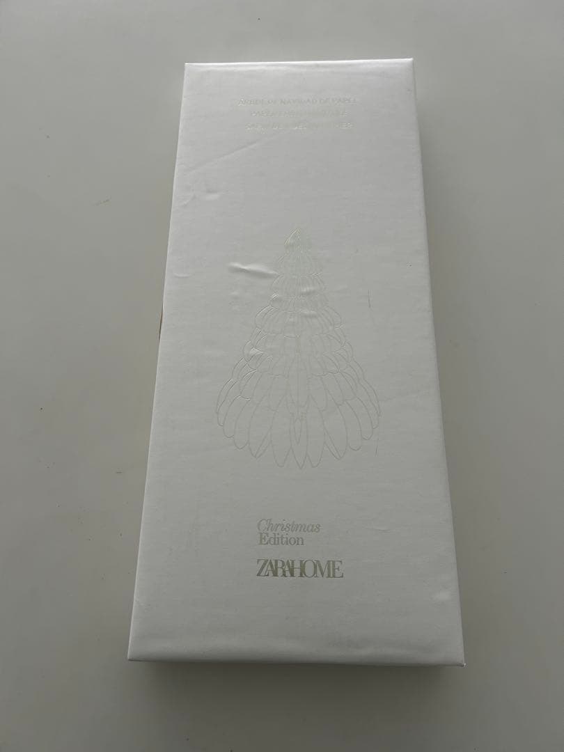 ザラホーム　クリスマス　ペーパー　フロアツリー