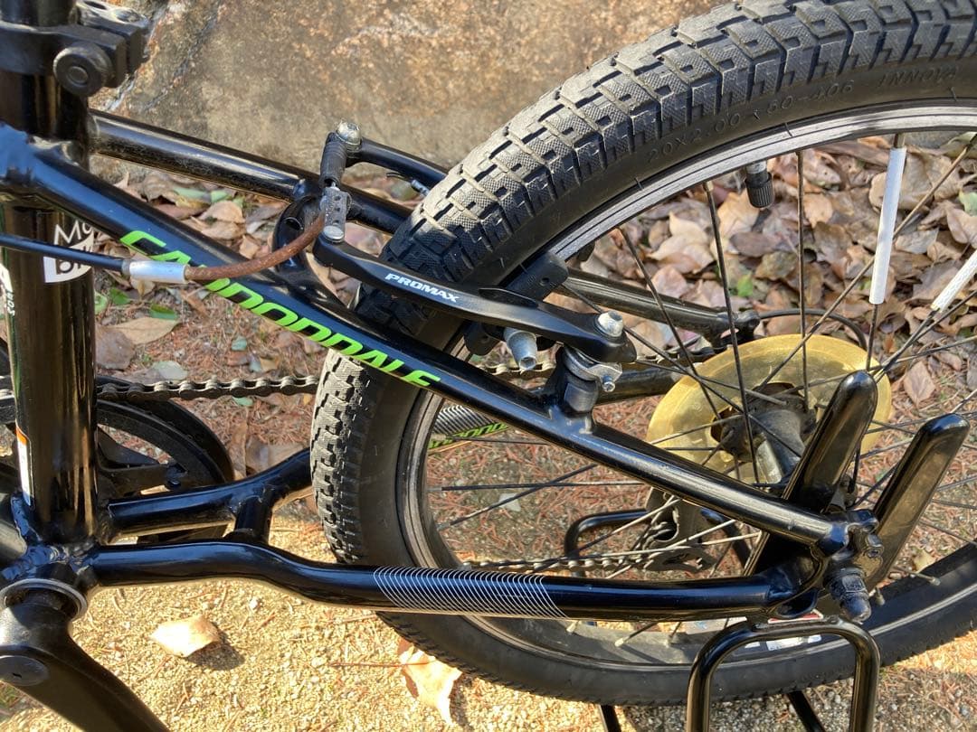 Cannondaleキャノンデール 20インチ キッズバイク ブラック/グリーン