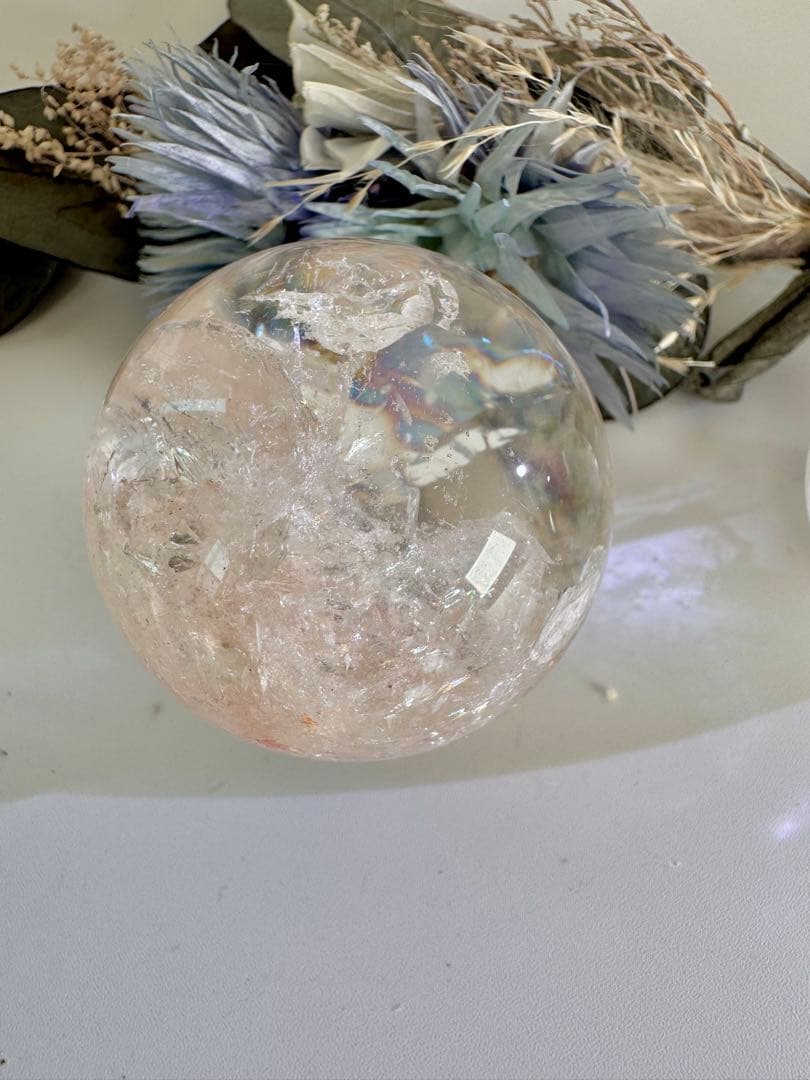 ⭐︎様　ご確認お写真　クラックあり　ピンククォーツ