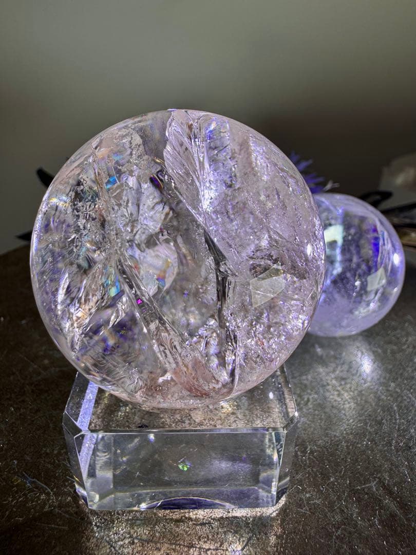 ⭐︎様　ご確認お写真　クラックあり　ピンククォーツ