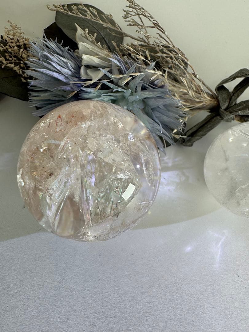 ⭐︎様　ご確認お写真　クラックあり　ピンククォーツ