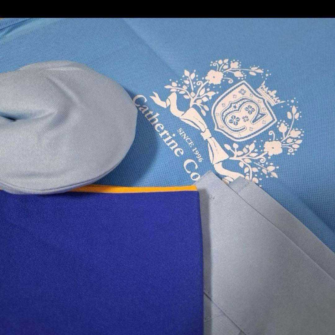 花柄 水色 着物　袴