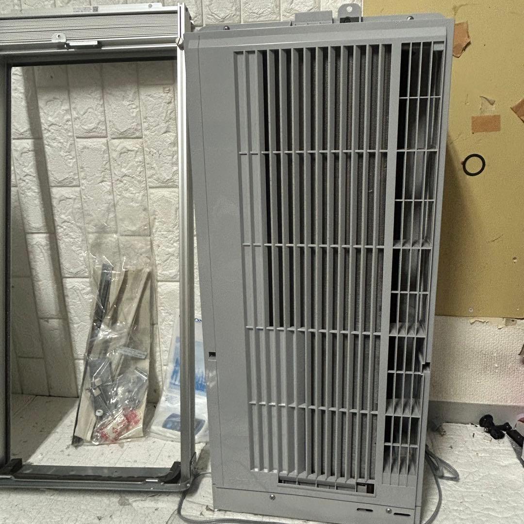 2025年製 CORONA CW-1625R 窓用エアコン 窓枠アタッチメント付