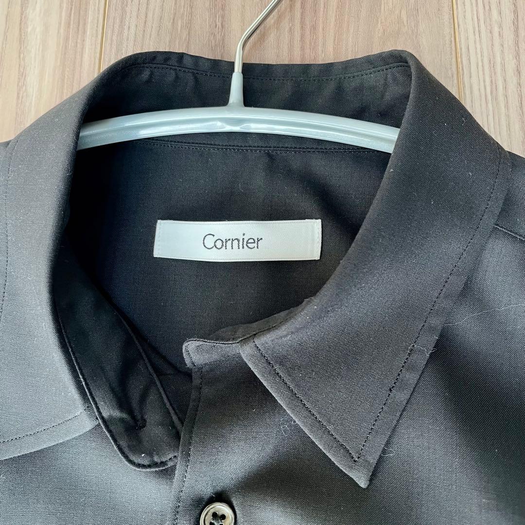 cornier Super180's WOOL SHIRTS 黒　美品 M