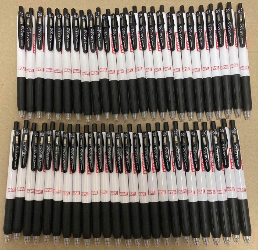 SARASA ZEBRA サラサクリップ MARVELコラボ 50本セット
