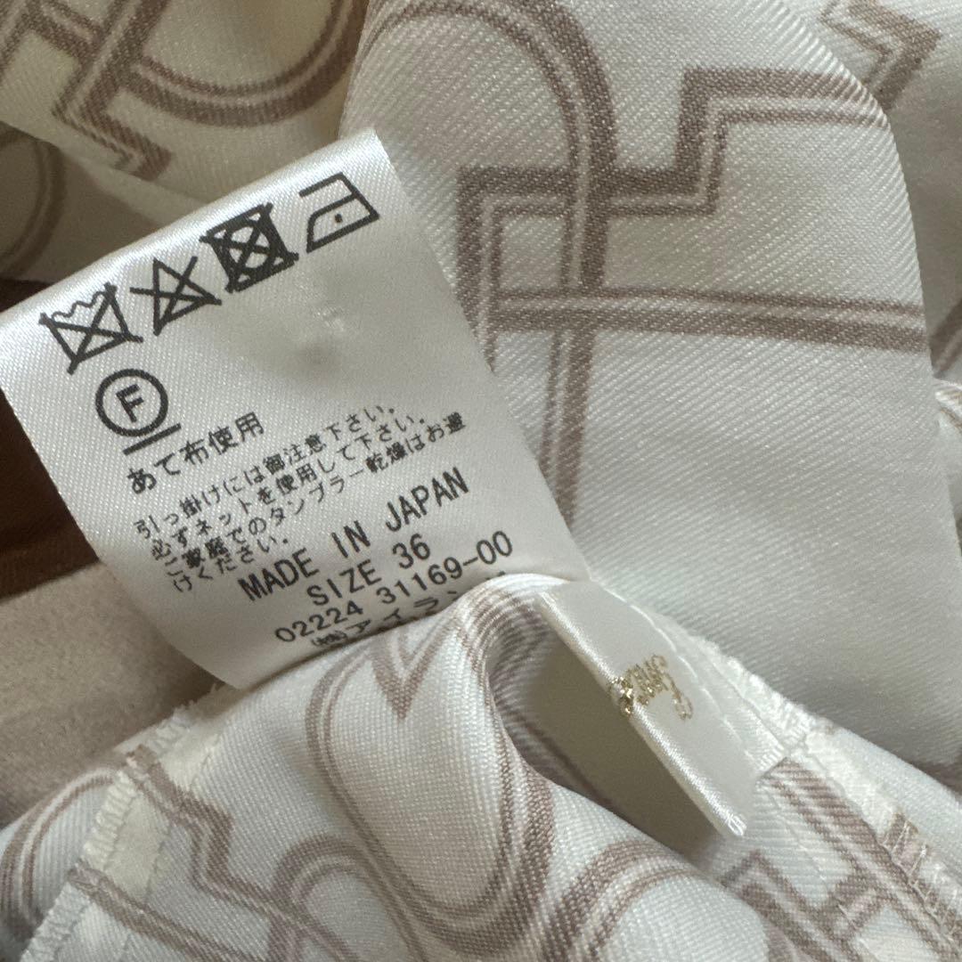 グレースコンチネンタル　モノグラムプリントワンピース36