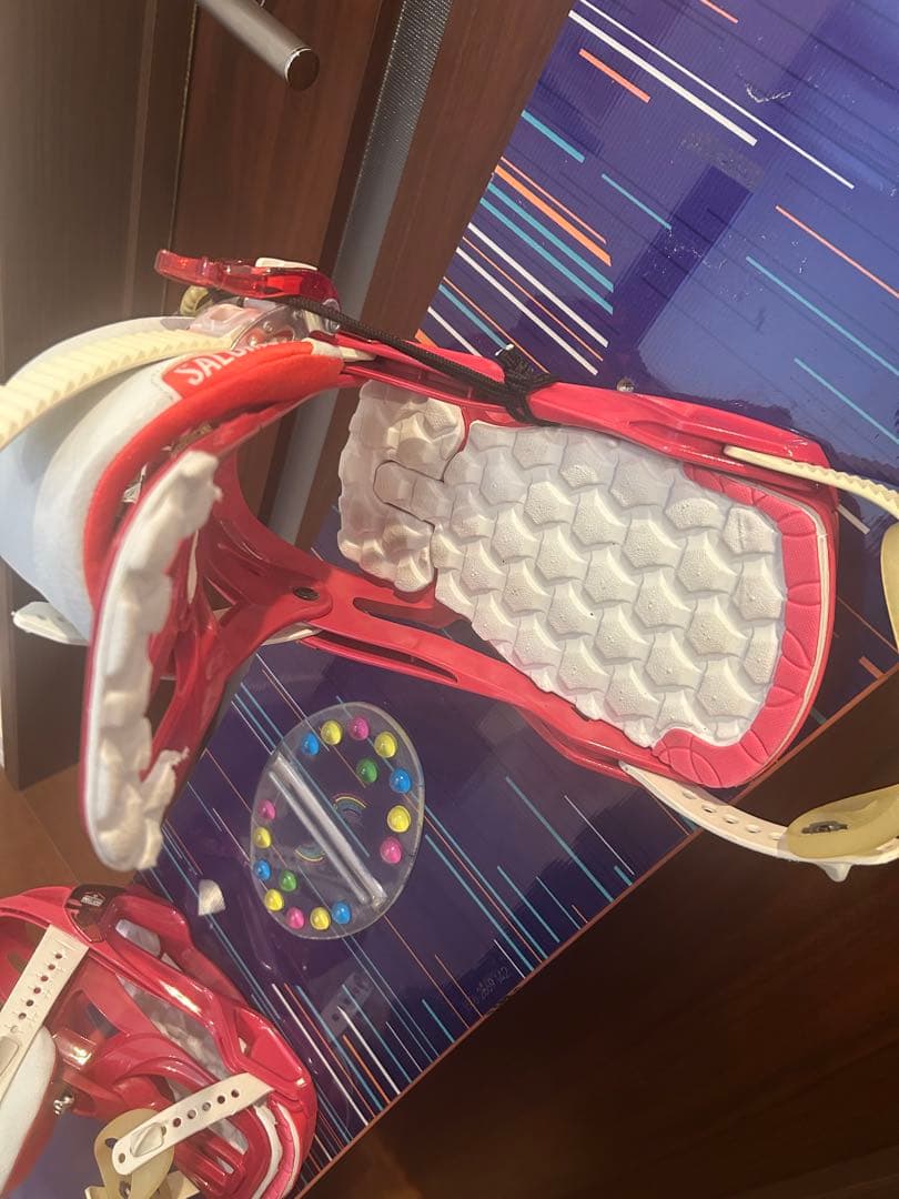 K2 First Lite スノーボードビンディングセット パープル 142cm