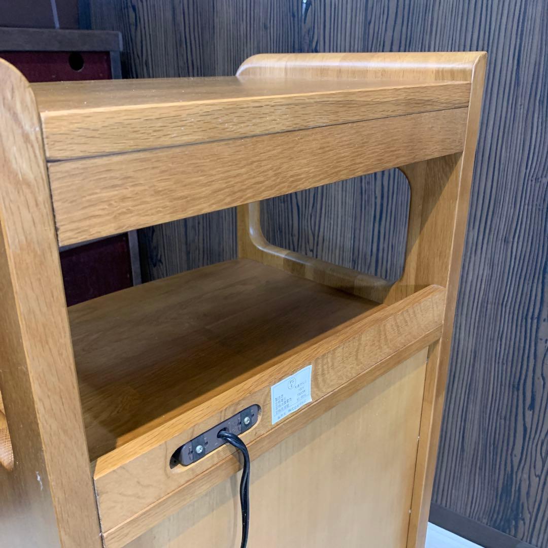 マルニモッコウ　電話台　FAX台