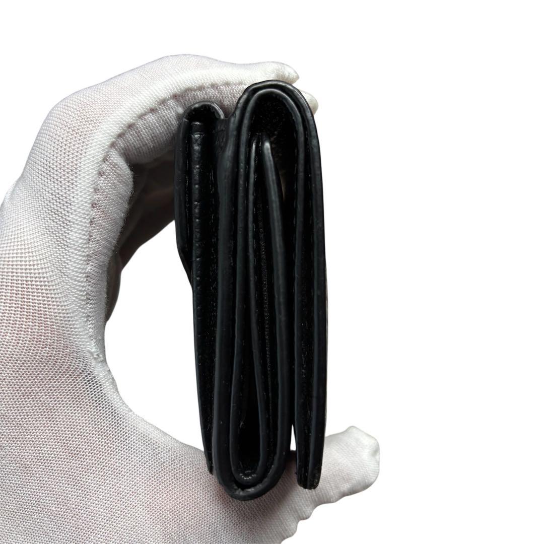 希少 メゾンマルジェラ 4ステッチ エンベロープ 三つ折り財布 コンパクトミニ