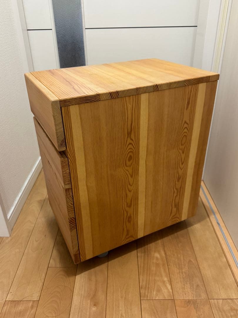 無印　デスクキャビネット　キャスター付