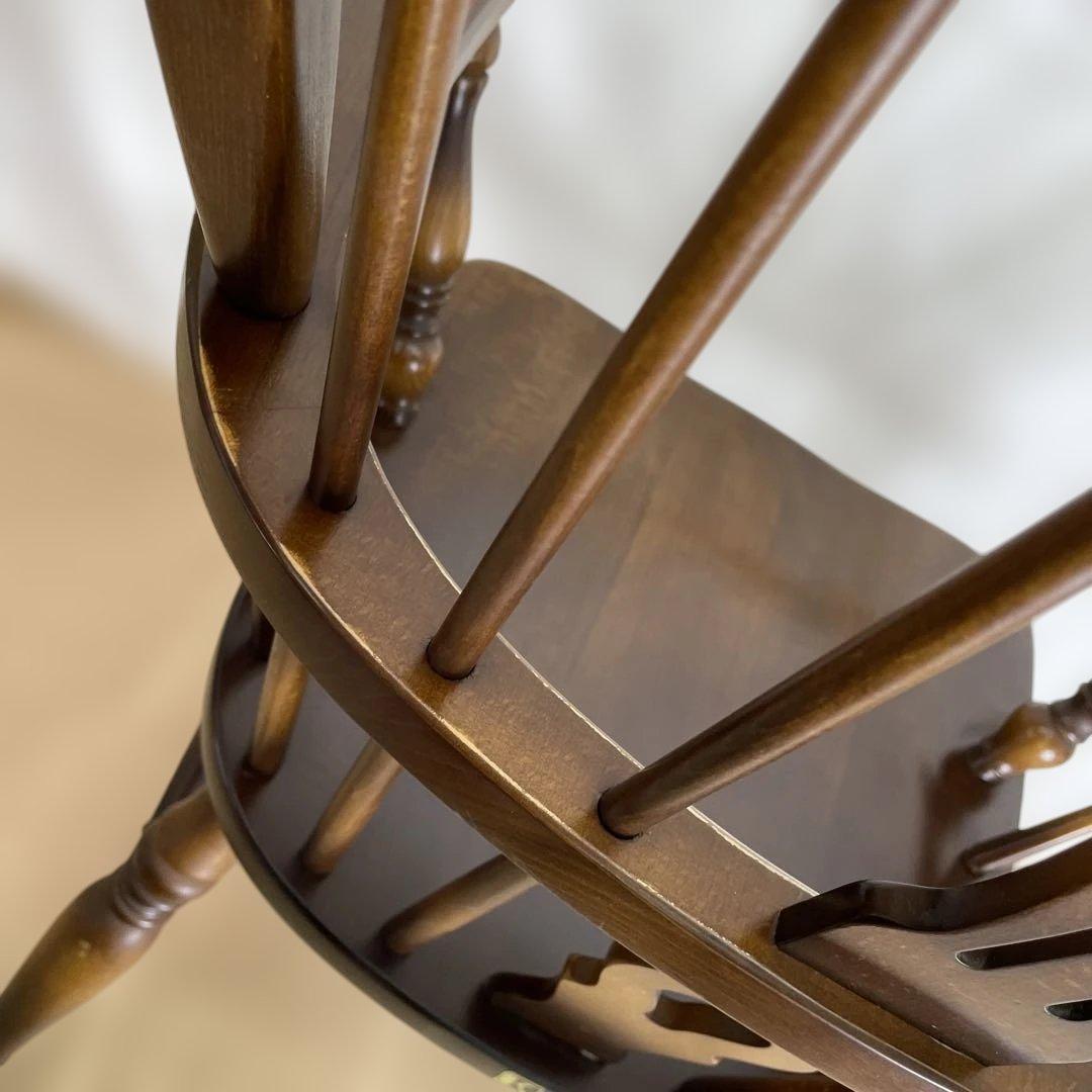 最終値下げ！ウインザーチェアー　キツツキ　国産　飛騨産業　02