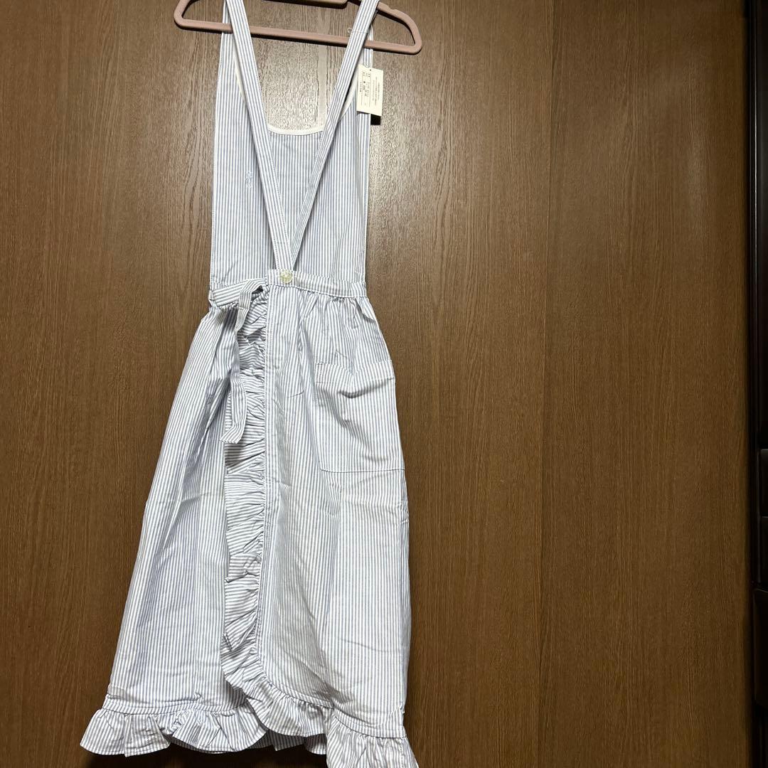 Ralph Lauren ストライプ フリルエプロン