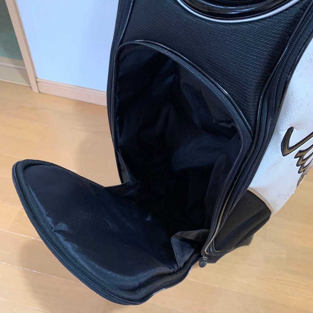 Titleist キャディバッグ 黒/白 ロゴ入り