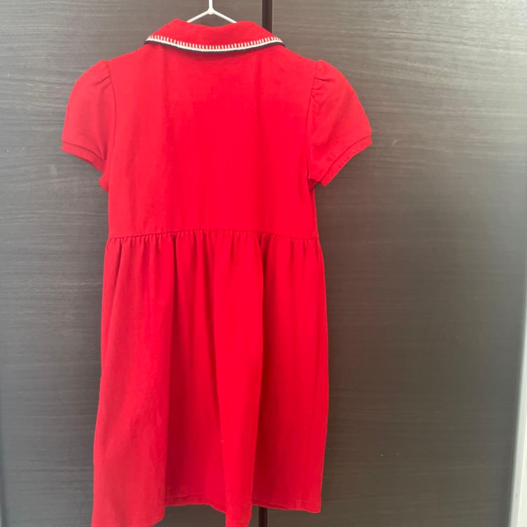 GUCCI 赤 半袖ワンピース　サイズ5