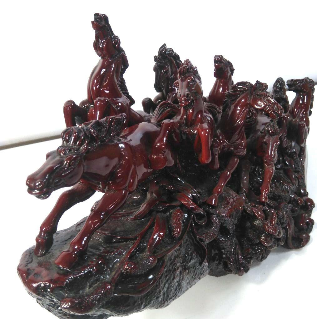 九頭馬 縁起物 開運 置物