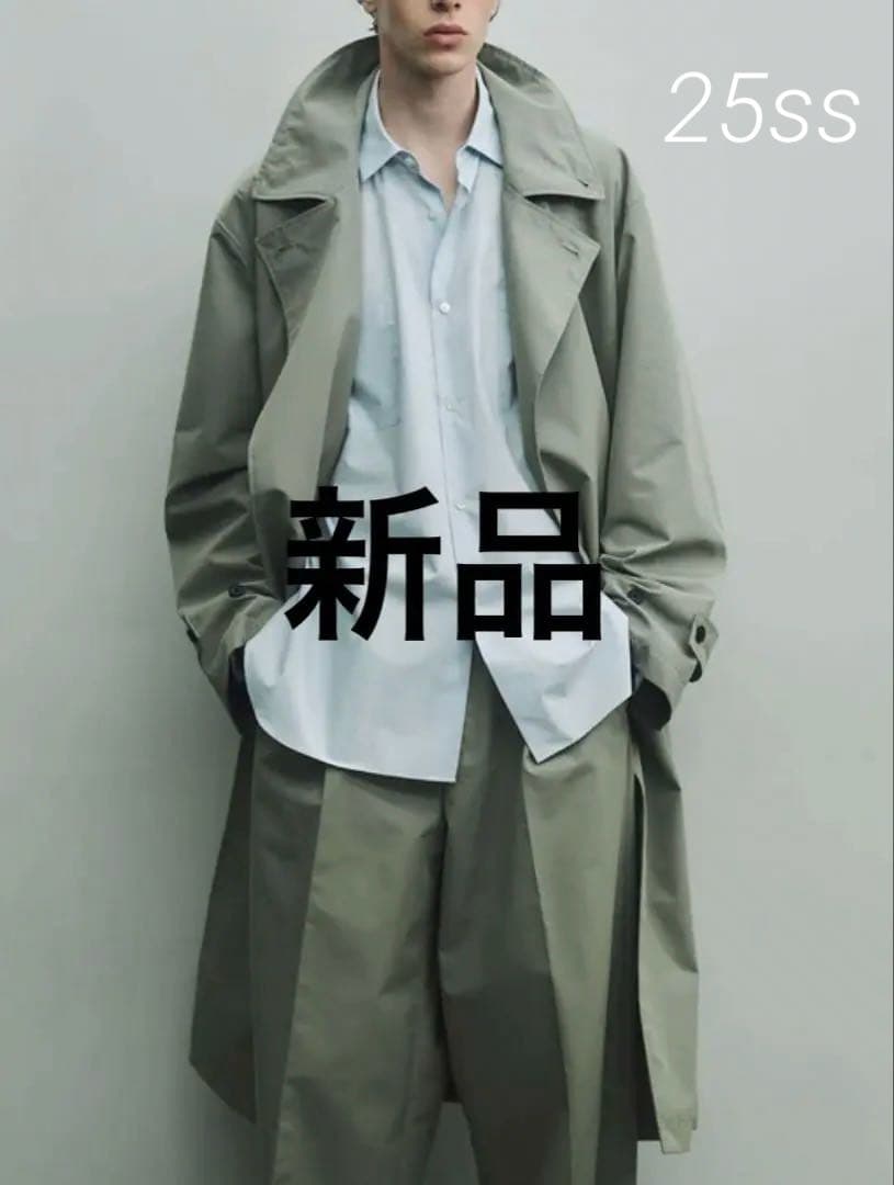 新品 ssstein ウィンドプルーフナイロンダブルブレステッドコート 25ss