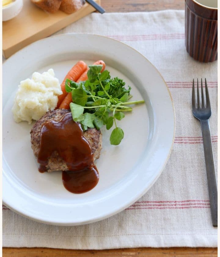 スタジオエム　ムニュ ディナー プレート(26cm) 2枚セット