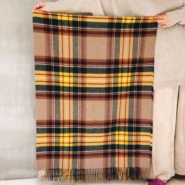 Johnstons　ジョンストンズ　カシミヤ　100％　ストール　中判