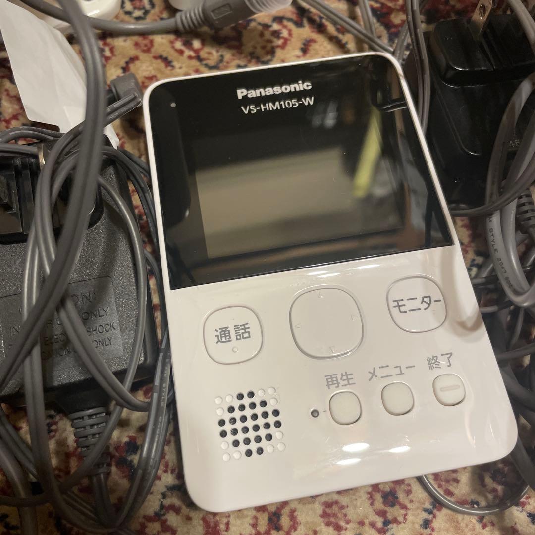Panasonic モニタ＋カメラ VS-HM105-W KX-HJC100-W