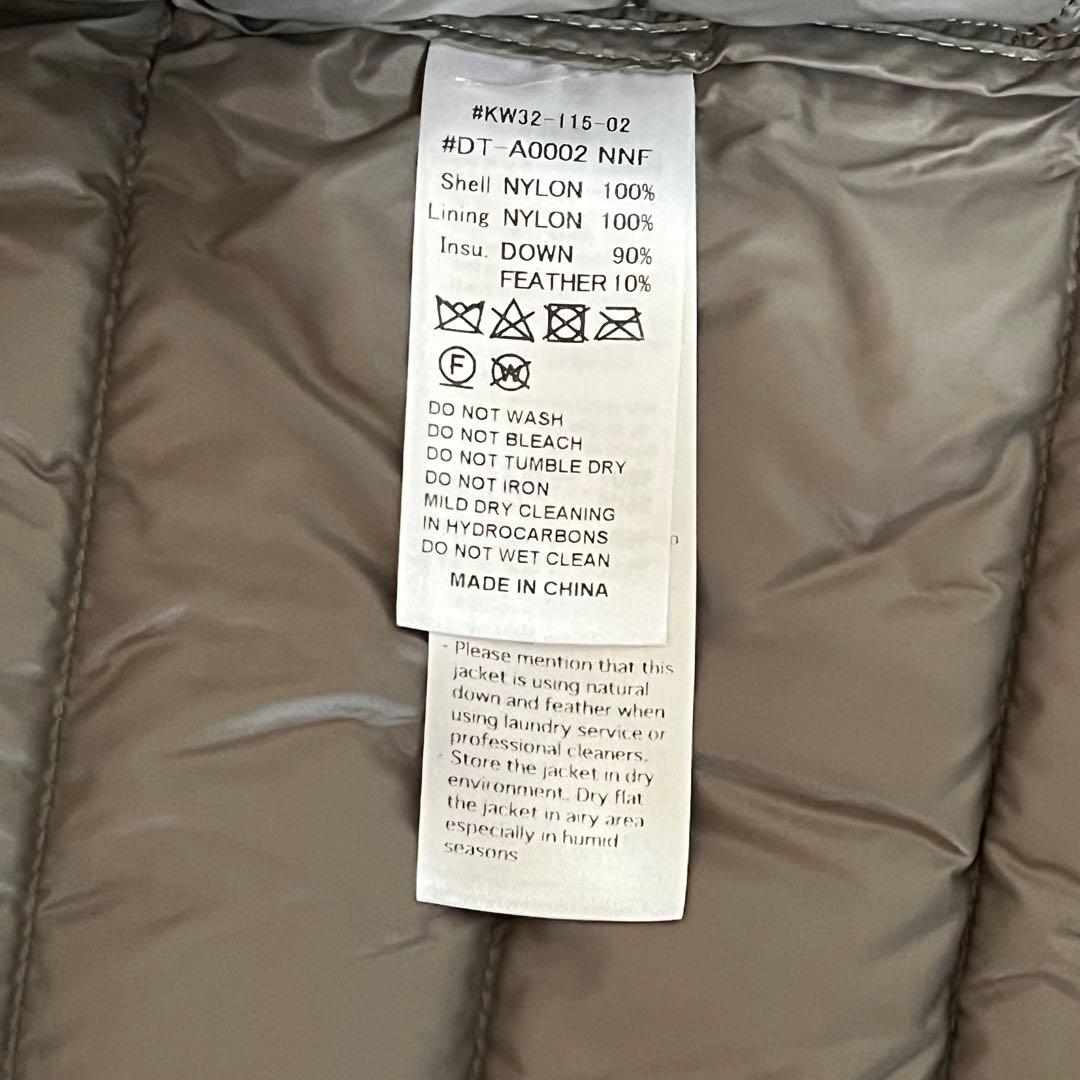 DANTON 　ダントン　インナーダウンベスト　M　 WOMEN