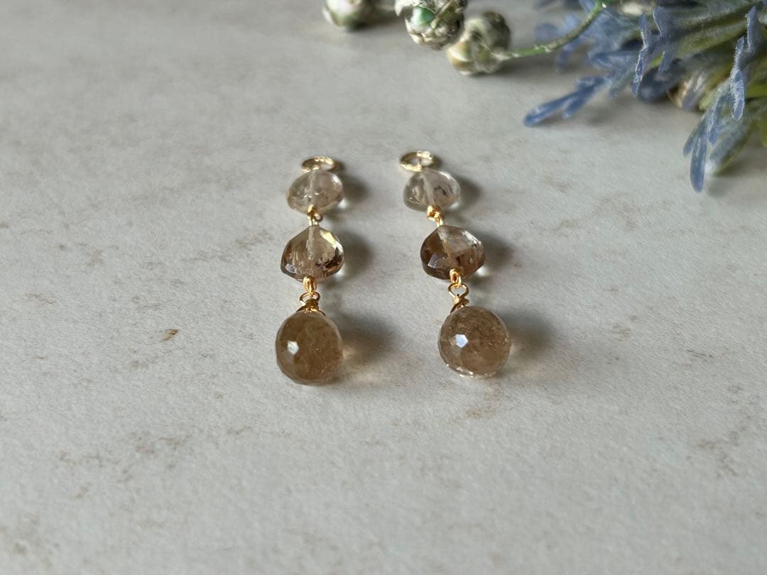 14KGF トパーズのチャーム