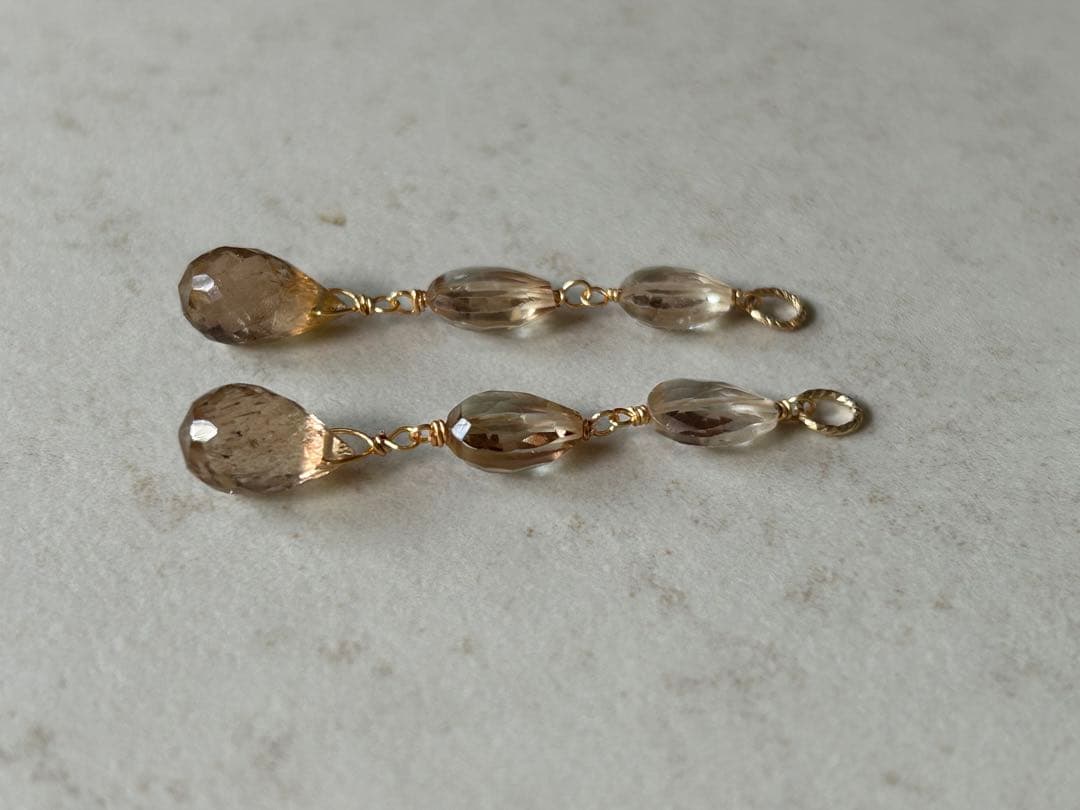 14KGF トパーズのチャーム