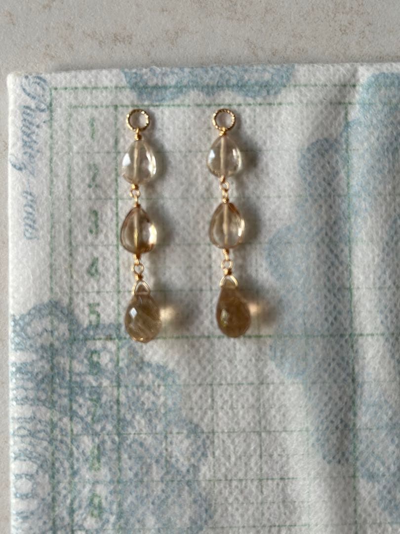 14KGF トパーズのチャーム