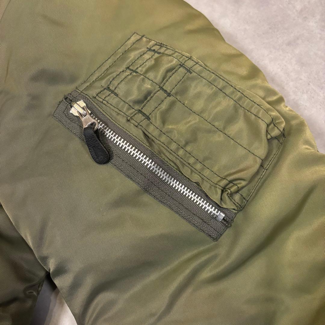 90s AVIREX MA-1 コマーシャルロゴ フライトジャケット