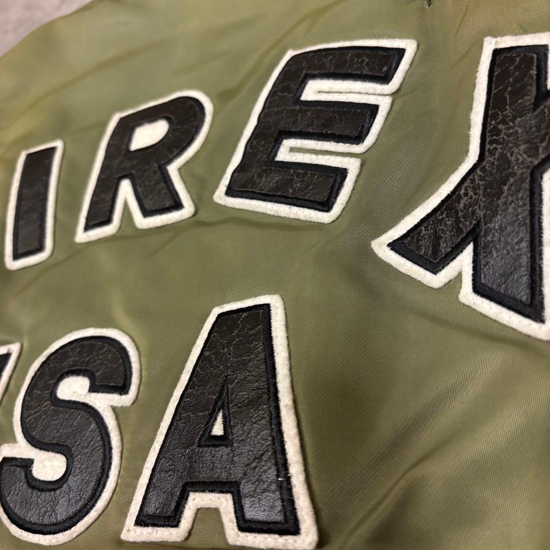 90s AVIREX MA-1 コマーシャルロゴ フライトジャケット