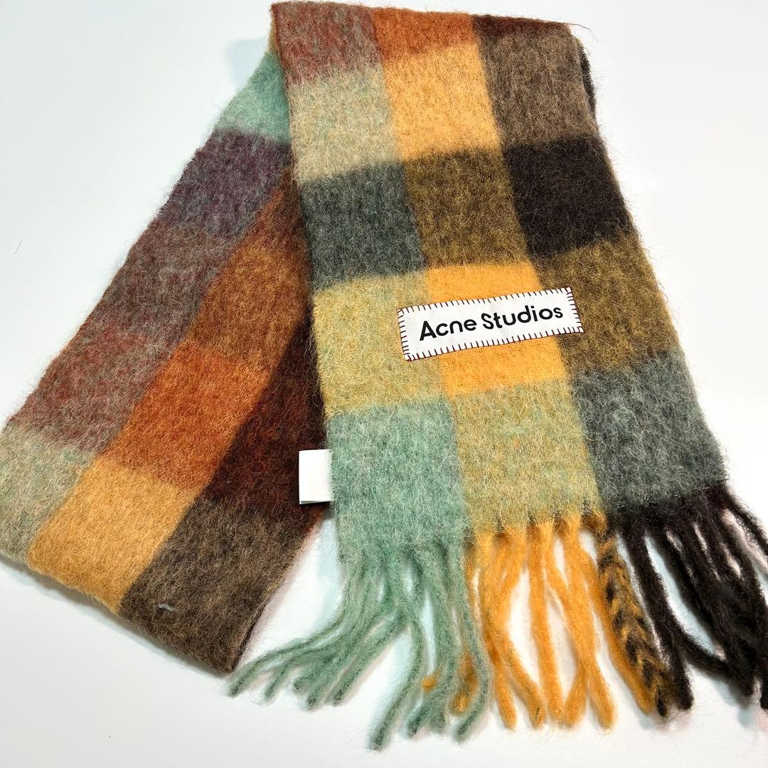 ⭐︎これからの時期に⭐︎Acne Studios チェック柄マフラー スカーフ
