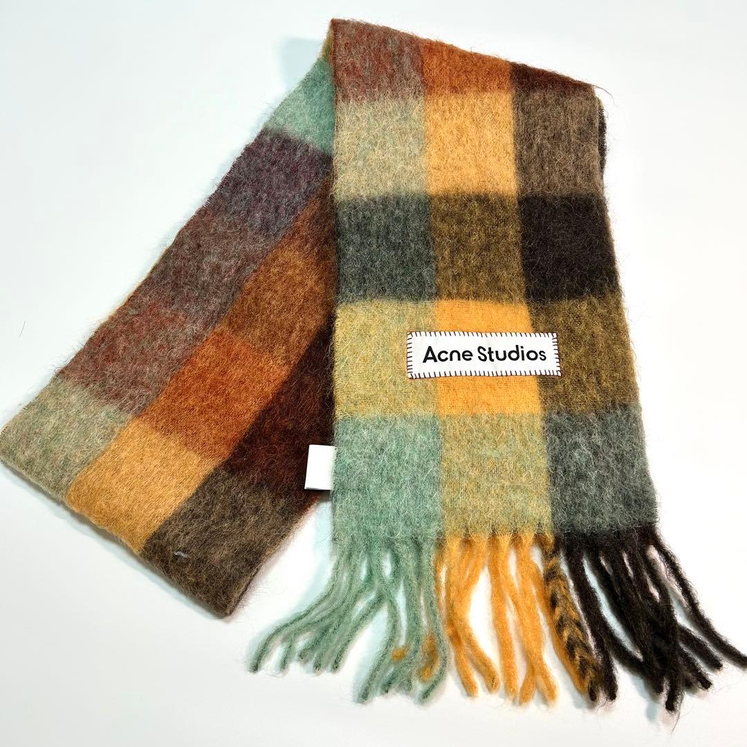 ⭐︎これからの時期に⭐︎Acne Studios チェック柄マフラー スカーフ