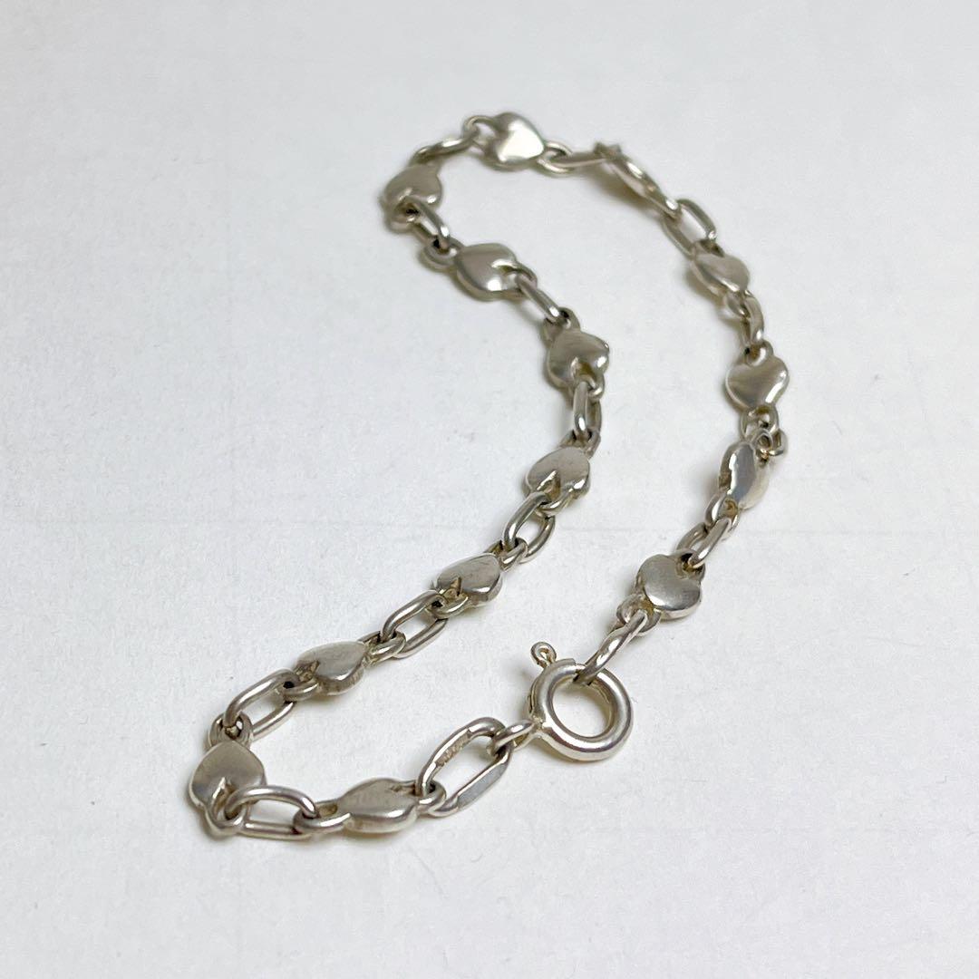 ティファニー　ヴィンテージ　パフハート　オーバルリンク　ブレスレット　925