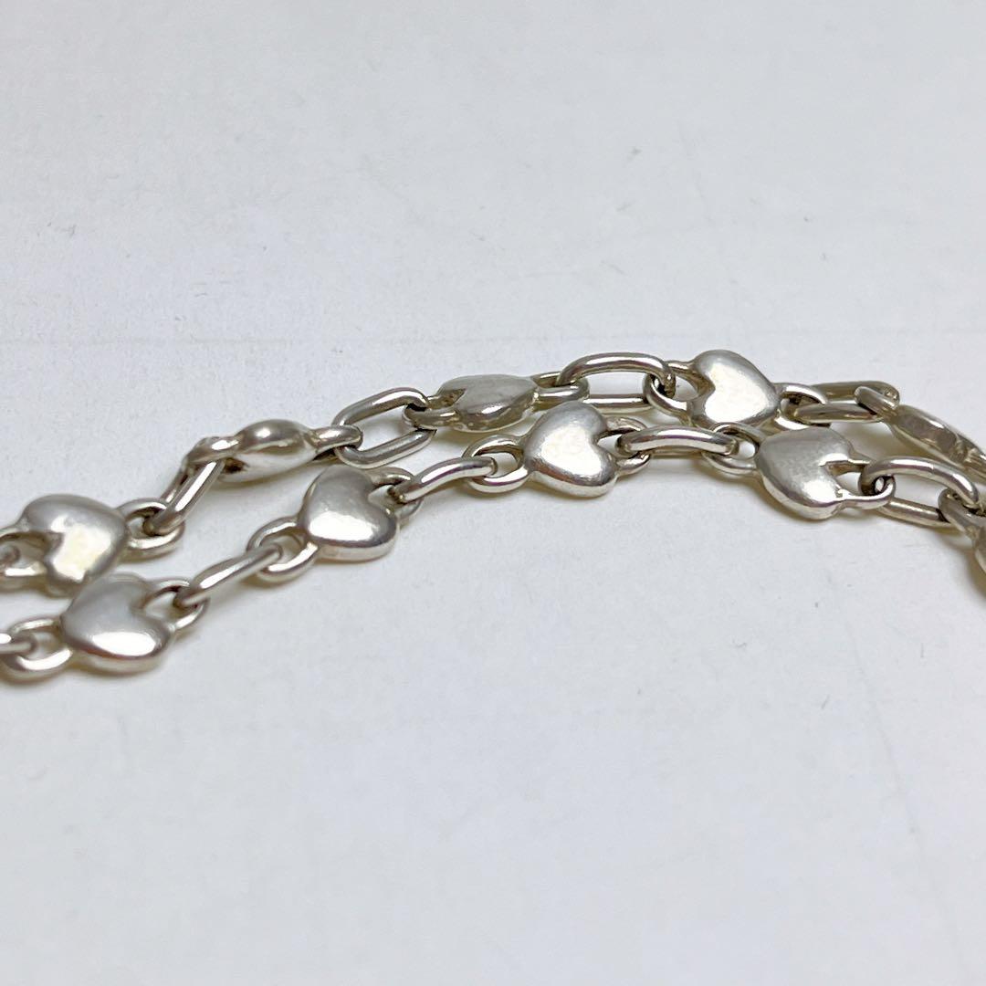 ティファニー　ヴィンテージ　パフハート　オーバルリンク　ブレスレット　925