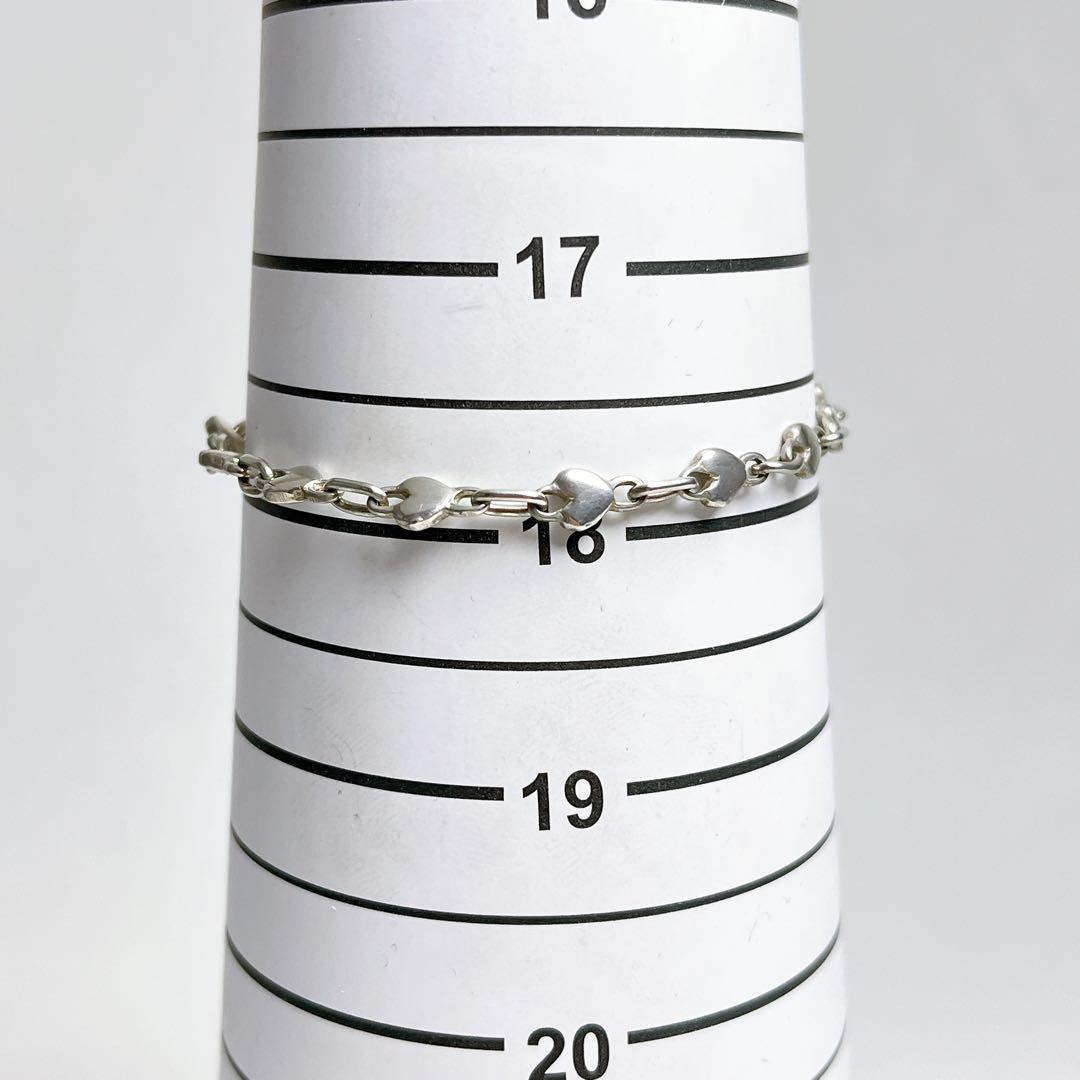 ティファニー　ヴィンテージ　パフハート　オーバルリンク　ブレスレット　925