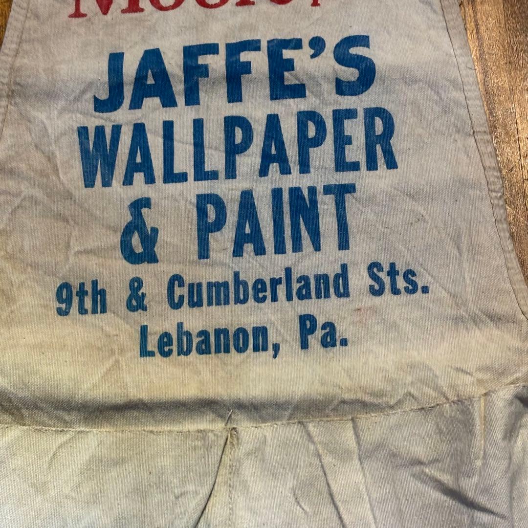 アメリカ ヴィンテージ ワークエプロン Moore paints 当時物