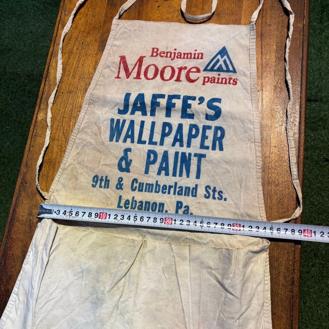 アメリカ ヴィンテージ ワークエプロン Moore paints 当時物