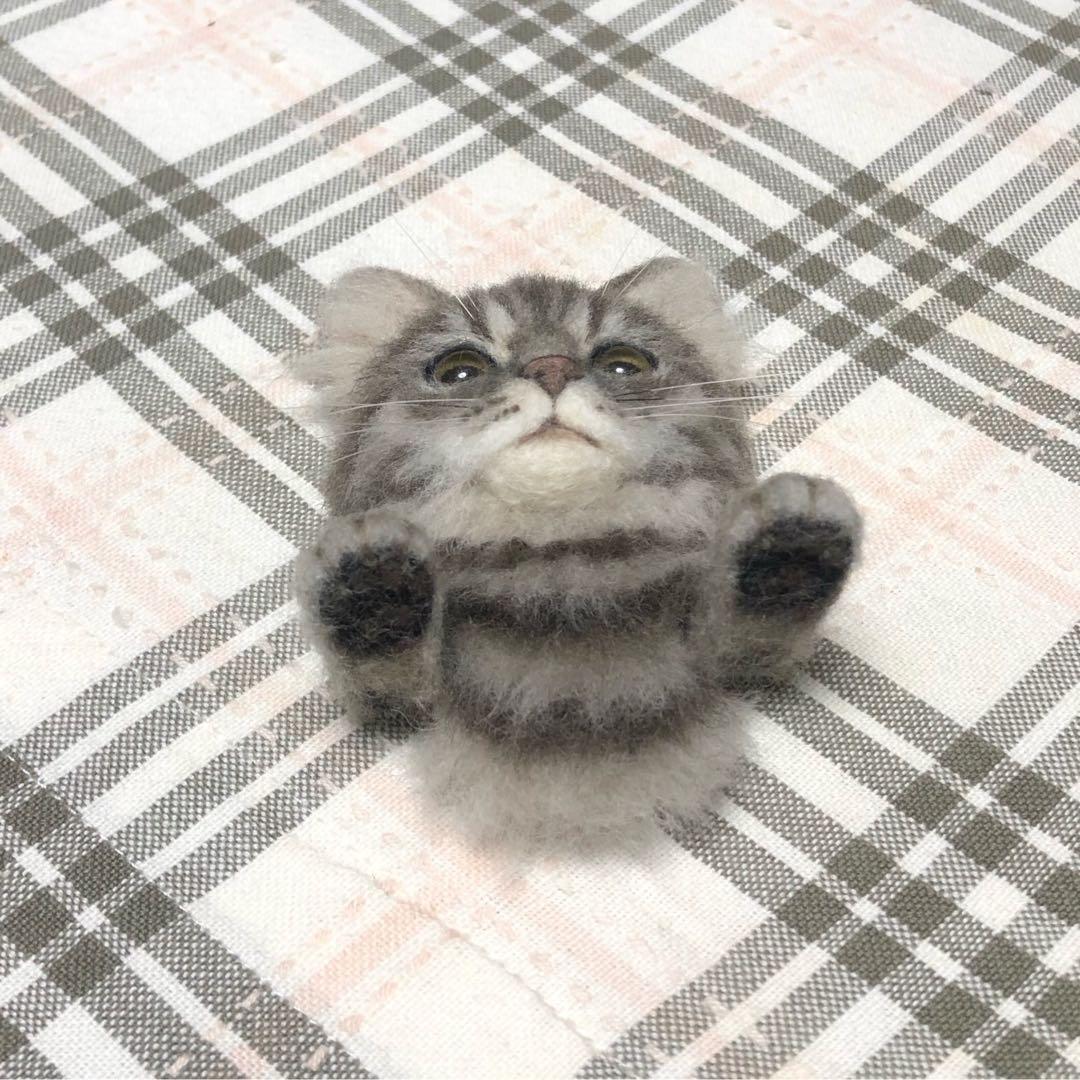 羊毛フェルト 猫 ハンドメイド はな ❦❀プロフお読み下さい❀