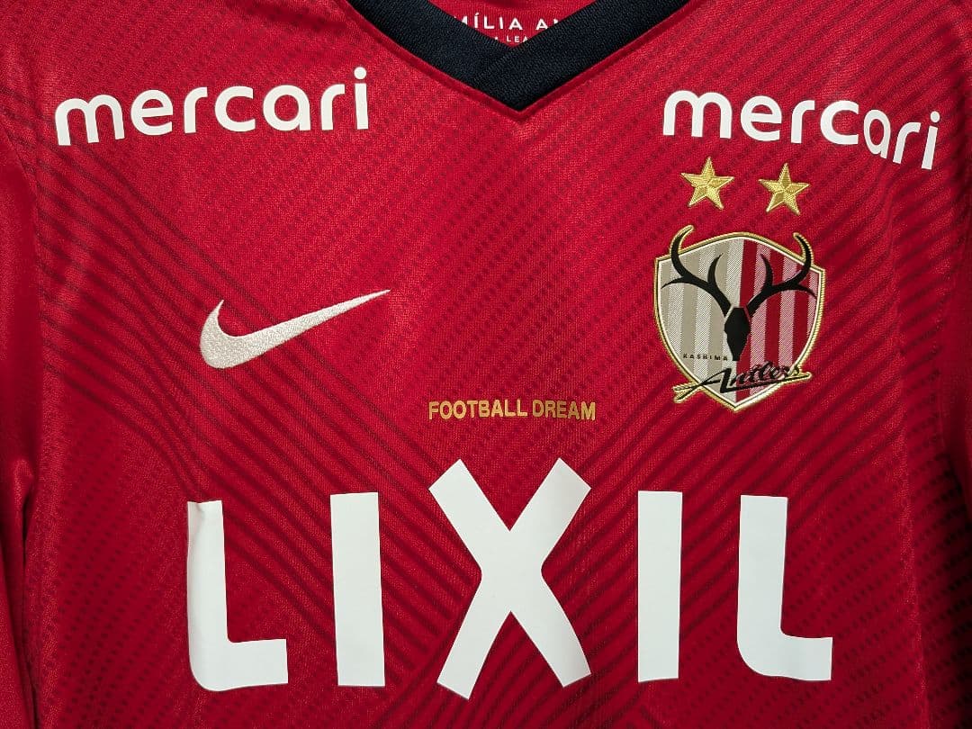 【鹿島アントラーズ】茨ひよりユニフォーム、本山雅志選手直筆サイン入りLサイズ