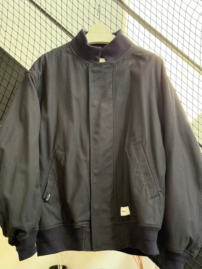 WTAPS☆WD JACKET NYCO. SATIN. CORDURA☆XL紺