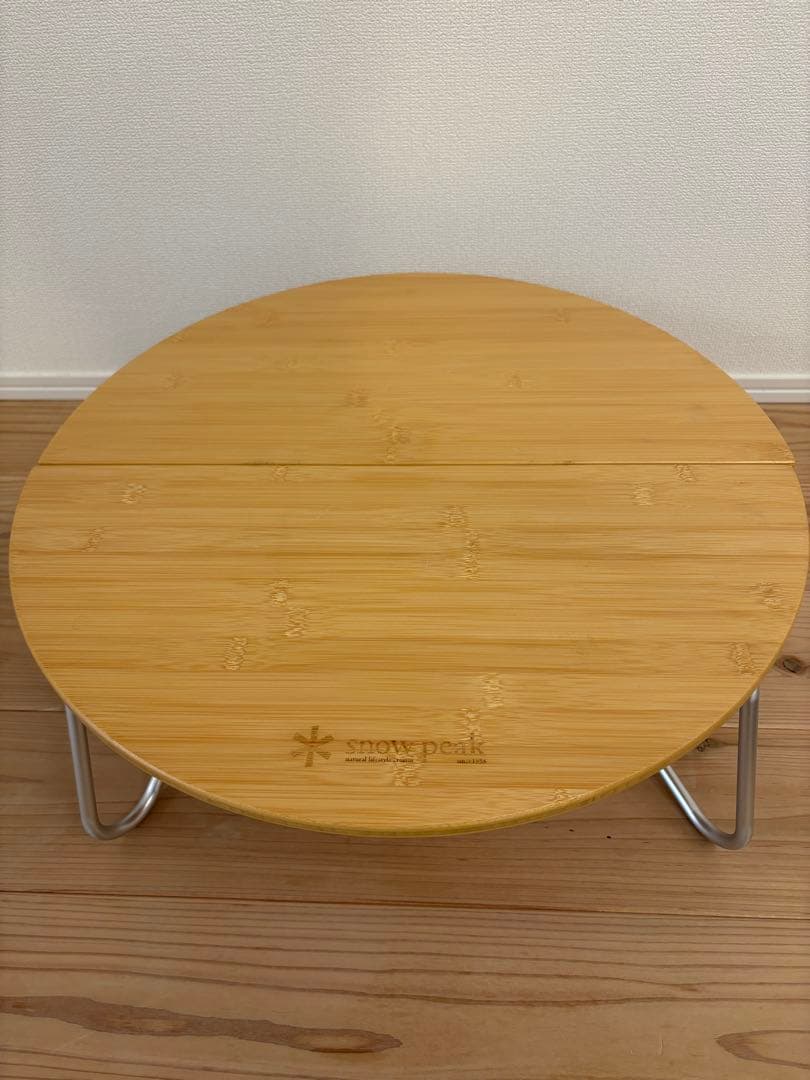  peak ワンアクション　ちゃぶ台　竹　s
