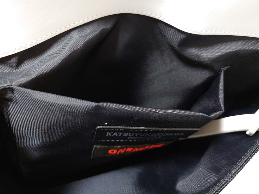 [美品]ONEMADEワンメイドトートバッグ　本革製ホワイト