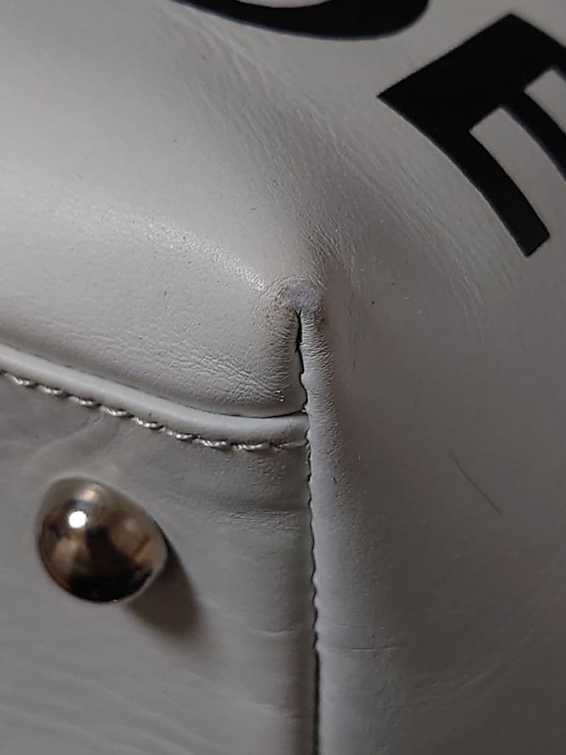 [美品]ONEMADEワンメイドトートバッグ　本革製ホワイト