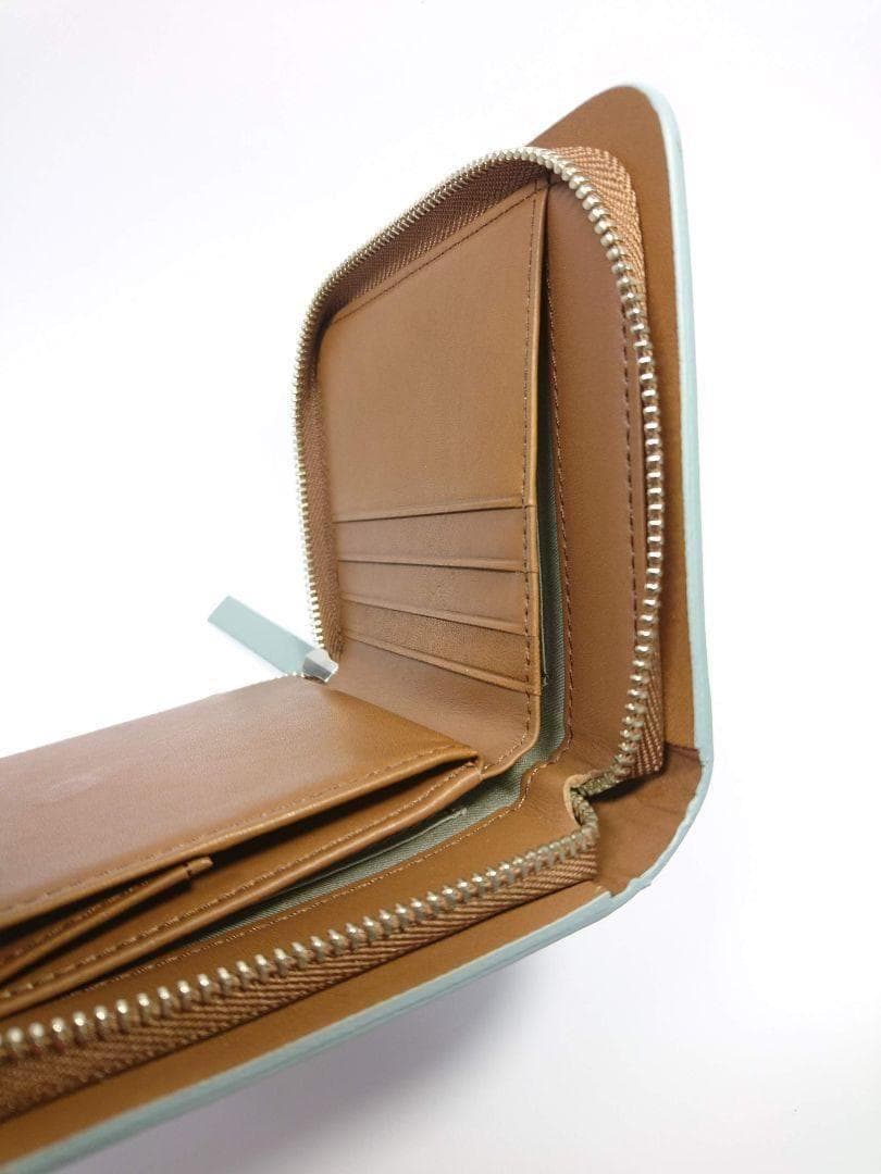 新品 マーガレットハウエルアイデア 折り財布 ミニ財布 ベンジャミン ブルー