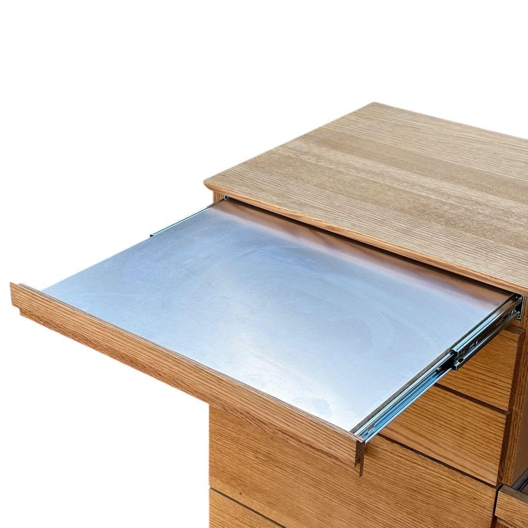 【美品】モモナチュラル HORM ホルム オーク材 キッチンボード 北欧風