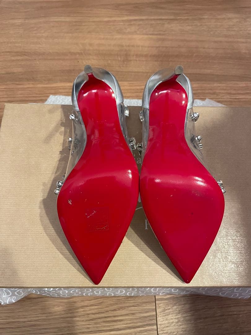 Christian Louboutin クリアビジュー ハイヒール
