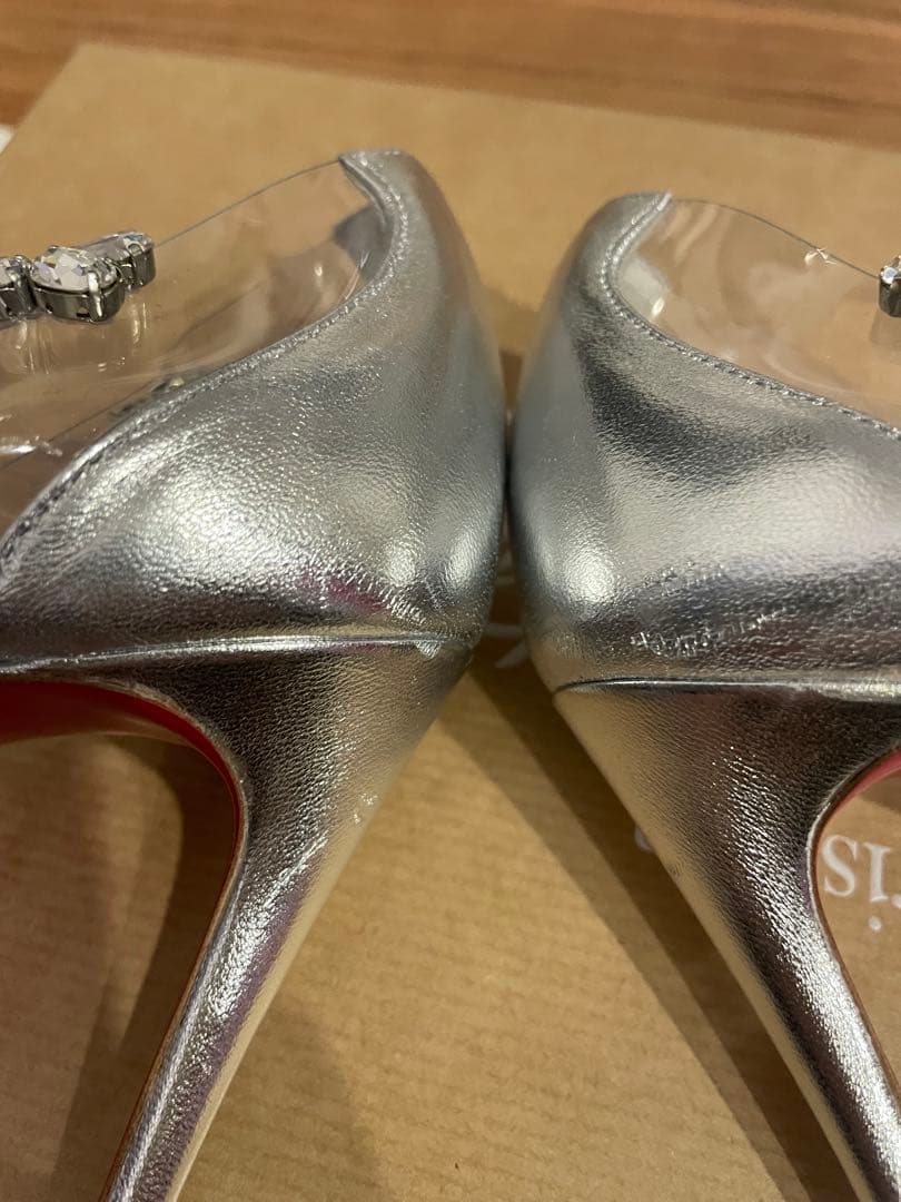 Christian Louboutin クリアビジュー ハイヒール