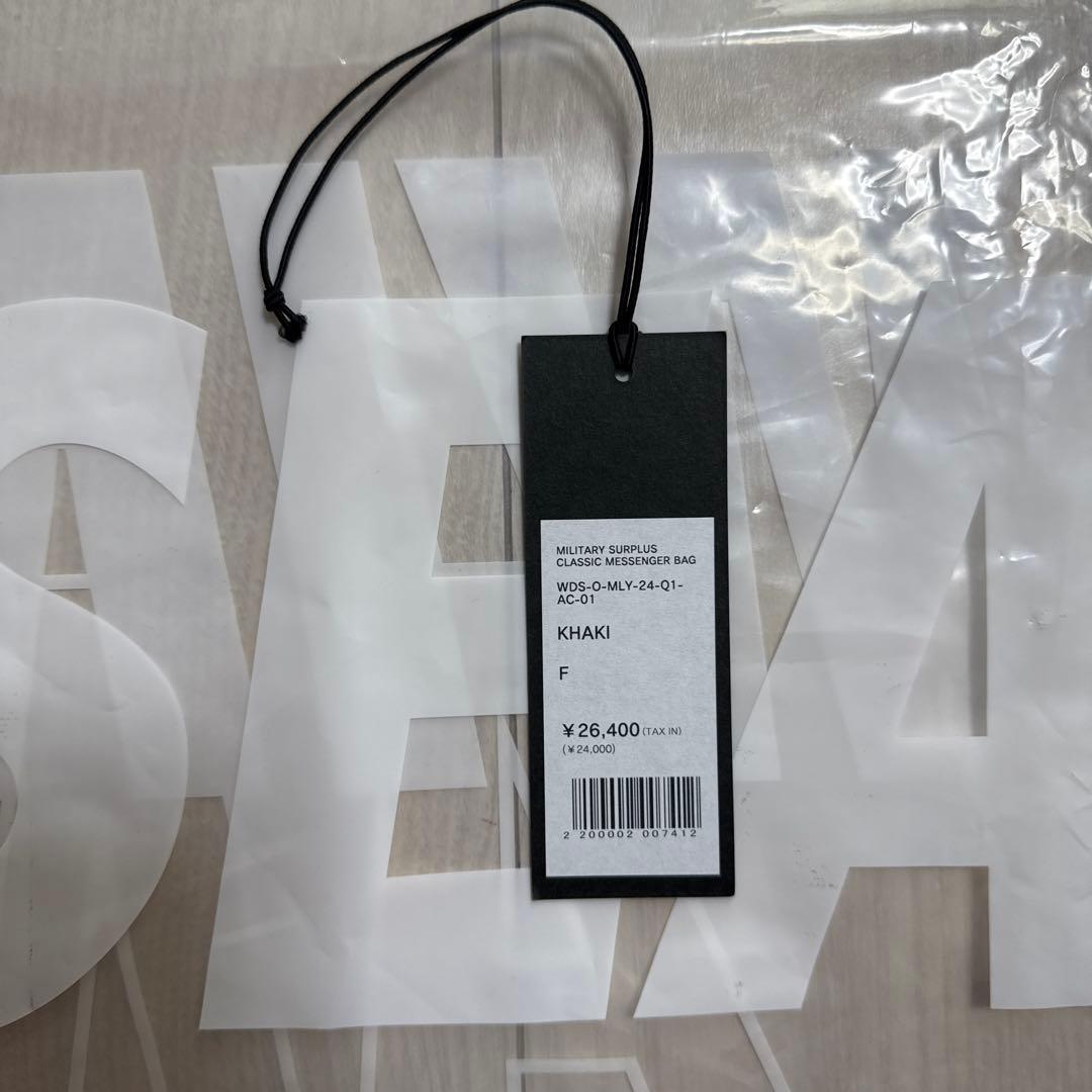 WIND AND SEA メッセンジャーバッグ カーキ