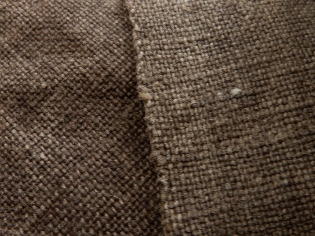 木綿・昔の商人暖簾・長い3巾・渋染め・明治期前後・今井の文字・のれん・地厚