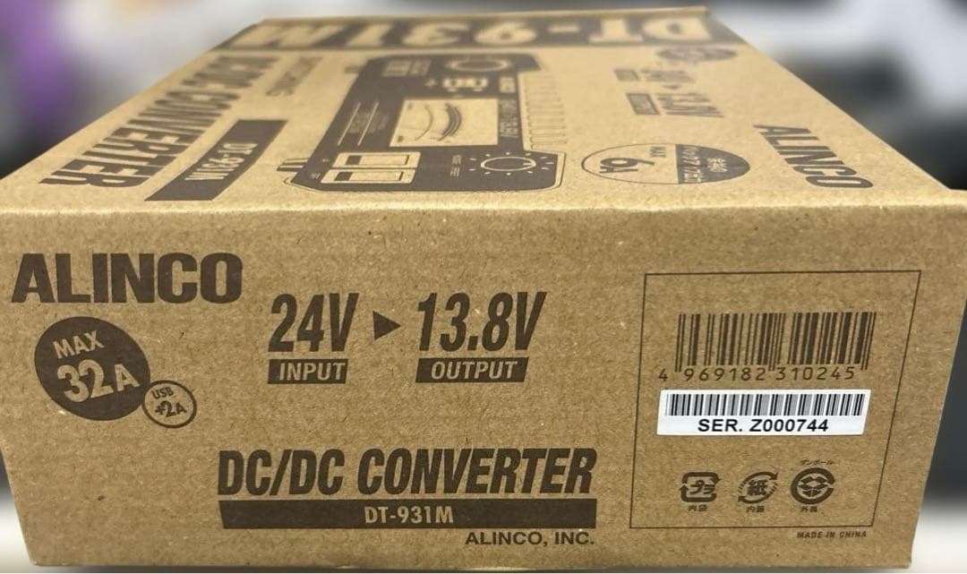 DC-DCコンバーター(DC24V-DC12V)