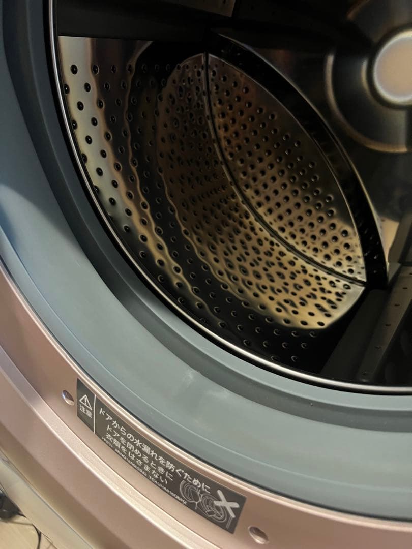 sharpドラム式洗濯機 ピンク 2022年製